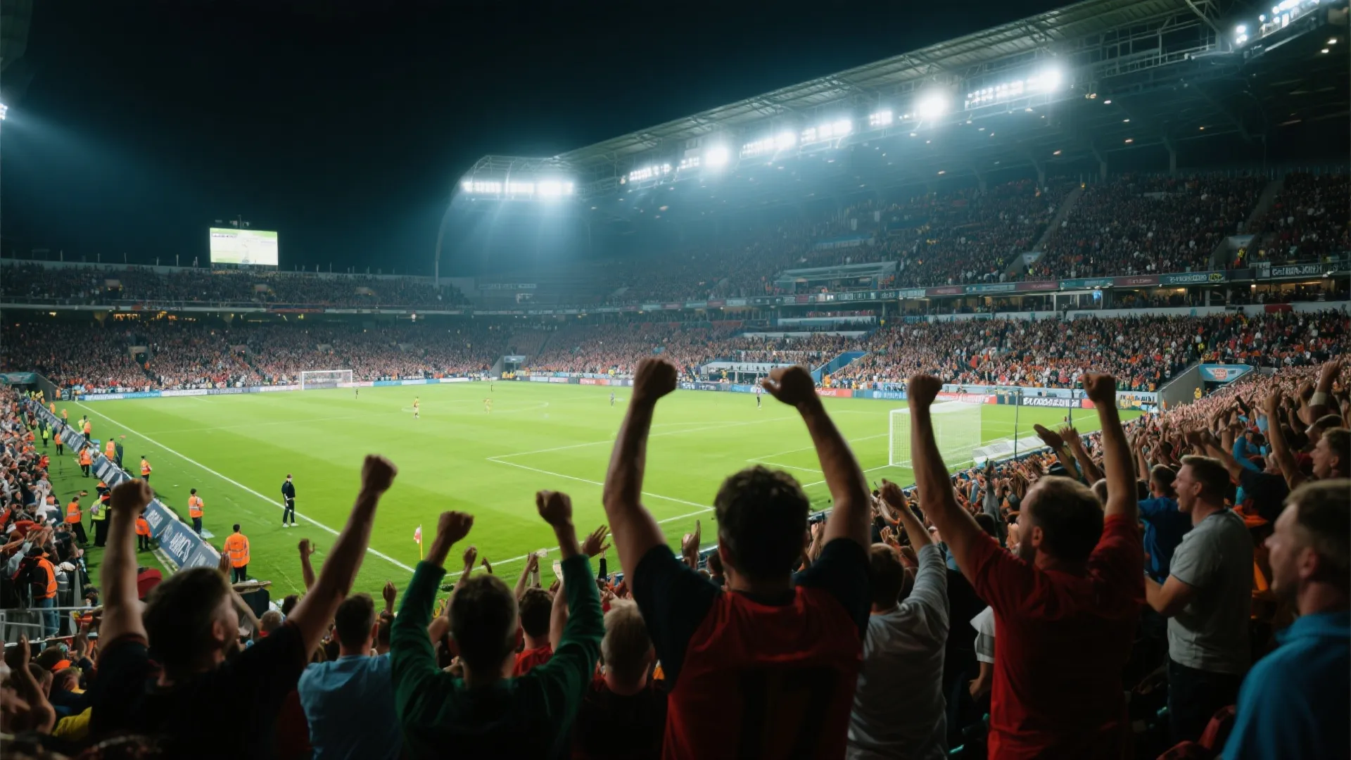 体育赛事直播现场