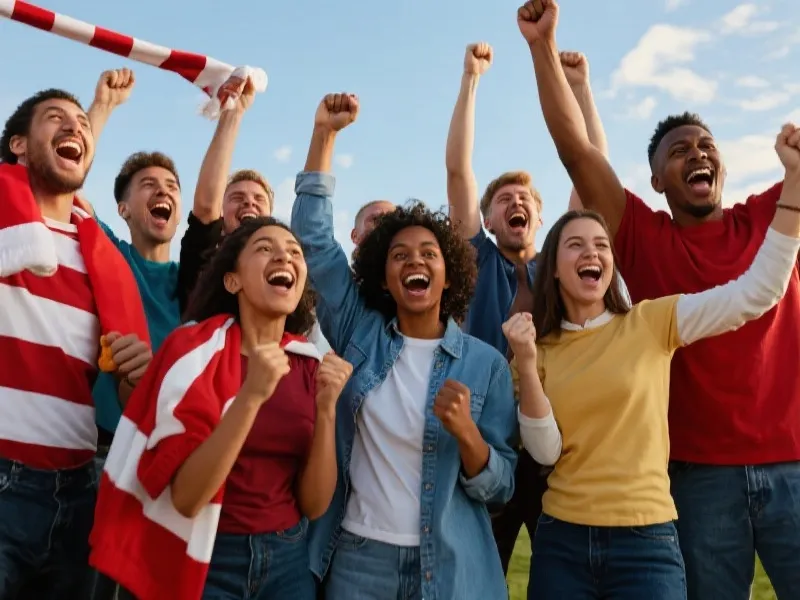 热情的体育球迷